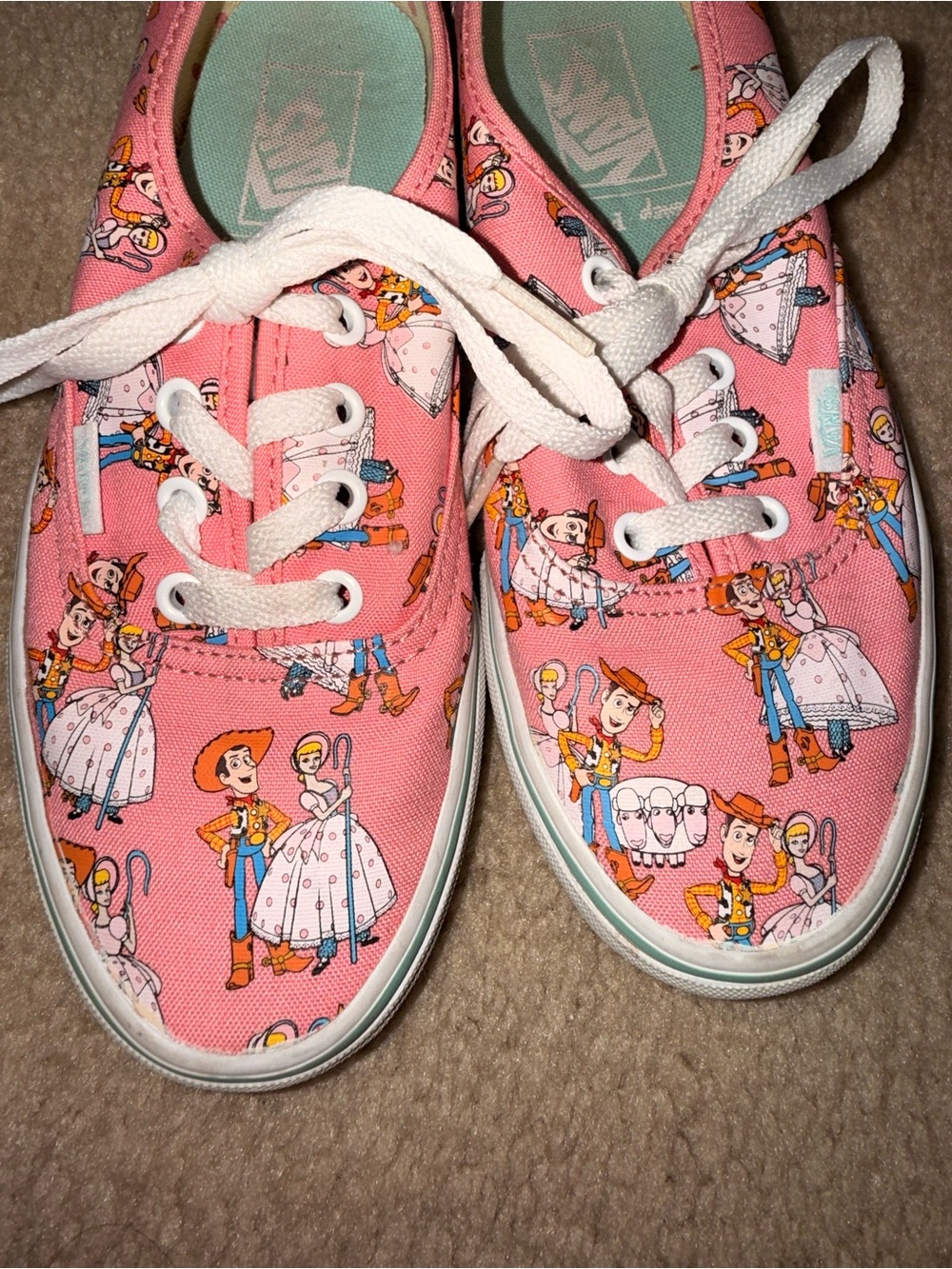 Disney 1st Edition Toy Story VANS Canvas Sneakers SIZE 7.5 women, men size 6 - Picture 3 of 10